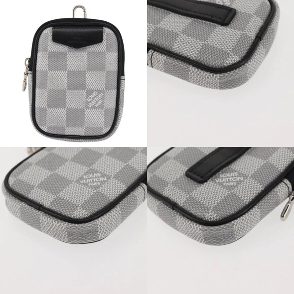 LOUIS VUITTON Damier Graffiti 3D Modular Pouch Gray N60447 LV Auth 143172 - Picture 13 of 14